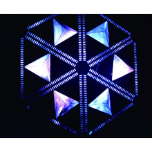 high quality SMD 3528 module display triangle shaped video 3d wall screen frame portable 3D led video screen for